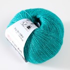 Пряжа "Silky Wool" 35% силк район, 65% мерино. вул 190м/25г (339 изумруд) - Фото 2