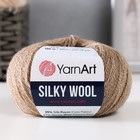 Пряжа "Silky Wool" 35% силк район, 65% мерино. вул 190м/25г (342 серо-бежевый) 9464940 - фото 10230888