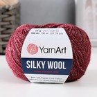 Пряжа "Silky Wool" 35% силк район, 65% мерино. вул 190м/25г (344 брусника) 9464942 - фото 10230896