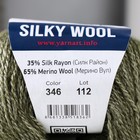 Пряжа для вязания спицами, крючком YarnArt, Silky Wool, 35% силк район, 65% мерино вул, 190 м/25г, (346 полынь) 9464944 - фото 1678860