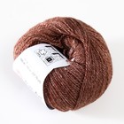 Пряжа "Silky Wool" 35% силк район, 65% мерино. вул 190м/25г (336 коричневый) 9464945 - фото 2428520