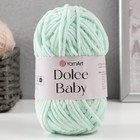 Пряжа "Dolce Baby" 100% микрополиэстер 85м/50 гр (753 мятный) 9464951 - фото 13905814