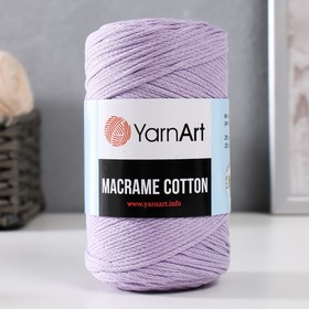 Пряжа "Macrame Cotton" 20% полиэстер, 80% хлопок 225м/250гр (765 астра)