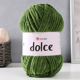 Пряжа "Dolce" 100% микрополиэстер 120м/100гр (797 болотный) 9465003