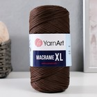 Пряжа "Macrame XL" 100% полиэстер 130м/250г (157 шоколад) 9465013 - фото 10231110