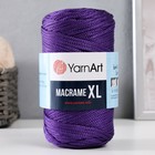 Пряжа "Macrame XL" 100% полиэстер 130м/250г (167 фиолетовый) 9465016 - фото 10787632