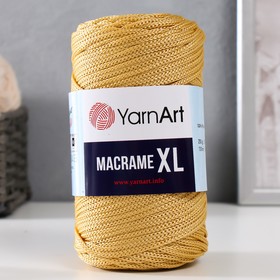 Пряжа "Macrame XL" 100% полиэстер 130м/250г (155 золото)