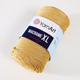 

Пряжа "Macrame XL" 100% полиэстер 130м/250г (155 золото)