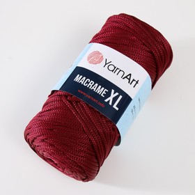 

Пряжа "Macrame XL" 100% полиэстер 130м/250г (145 бордо)