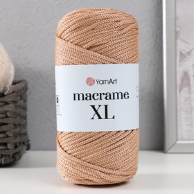 Пряжа "Macrame XL" 100% полиэстер 130м/250г (131 св.вереск)