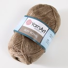 Пряжа для вязания спицами, крючком YarnArt, Silky Royal, 65% мериносовая шерсть, 35% искусственный шёлк, 140 м/50 г, (442 серо-бежевый) 9465057 - фото 1590438