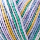 Пряжа "Sweet Baby" 100% акрил 300м/100г (913 зел-желт-астра) - фото 22002482