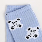 Носки женские "Мишки", цвет голубой, размер 23-25 - фото 805233860