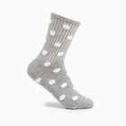 Носки женские "Горошек", цвет светло-серый, размер 23-25 - фото 2827561