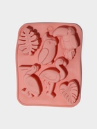 Форма для выпечки Доляна «Тропики», силикон, 18×14×2.5 см, розовая - Фото 2