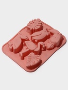 Форма для выпечки Доляна «Тропики», силикон, 18×14×2.5 см, розовая - Фото 5