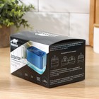 Дозатор для моющего средства с подставкой для губки Raccoon, губка в комплекте, синий - Фото 6