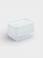 Дозатор для моющего средства с подставкой для губки Raccoon, губка в комплекте, белый - Фото 2