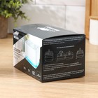 Дозатор для моющего средства с подставкой для губки Raccoon, губка в комплекте, цвет белый - Фото 6