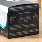 Дозатор для моющего средства с подставкой для губки Raccoon, губка в комплекте, цвет белый - Фото 7