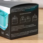 Дозатор для моющего средства с подставкой для губки Raccoon, губка в комплекте, бирюзовый - Фото 7