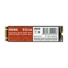 Накопитель SSD Mirex, SATA, 512 Гб, М2 - фото 10231721