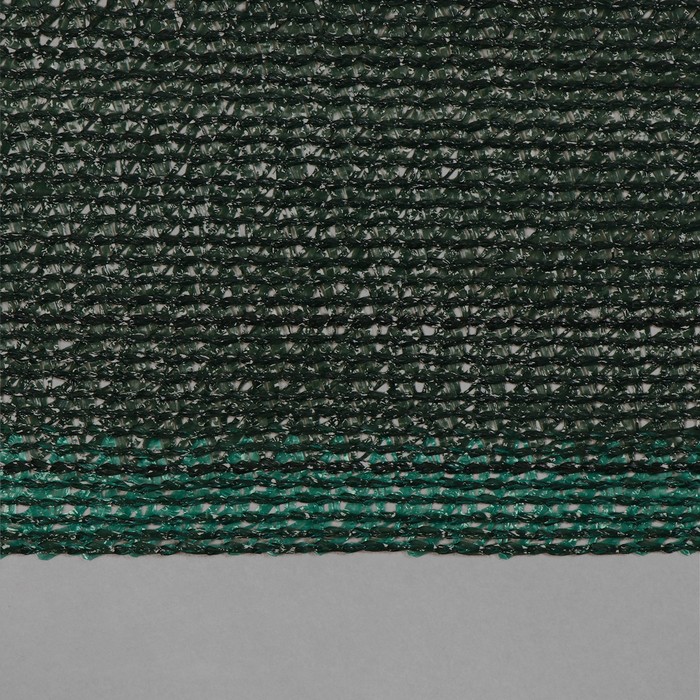Сетка затеняющая, 10 × 4 м, плотность 80 г/м², зелёная, в наборе 29 клипс - фото 1907622057