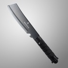 Нож-топорик "Рубеж" 25,5см, с открывалкой, клинок 135мм/3мм, черный - фото 287914141