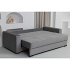 Прямой диван «Кардинал», подлокотники с МДФ, механизм тик-так, НПБ, цвет selfie grey - Фото 2