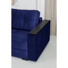 Прямой диван «Кардинал», подлокотники с МДФ, механизм тик-так, НПБ, цвет selfie deep blue - Фото 5