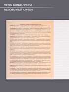 Предметная тетрадь по литературе Calligrata «На Чёрном», 48 листов, в линейку, со справочным материалом, обложка из мелованного картона - Фото 4