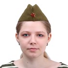 Пилотка со звездой, размер 54 см - Фото 3