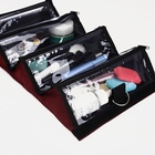 Косметичка дорожная «Бако текстиль», 4 отдела на молниях, цвет красный 9460723