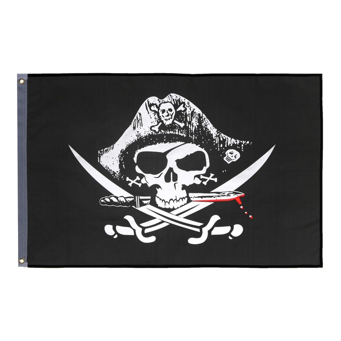 Флаг "Пираты", 60 х 90 см, полиэстер - Фото 1