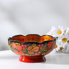 Салатник деревянный хохлома «Резной», 15-16×7 см - Фото 7