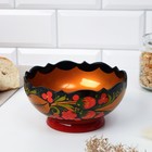 Салатник деревянный хохлома «Резной», 15-16×7 см - Фото 9