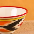 Пиала для чая Риштанская керамика «Атлас», 250 мл, d=11 см, разноцветная - Фото 4