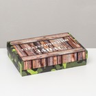 Коробка складная, "Стратегический запас" 30 х 20 х 7 см (комплект 5 шт) - фото 22003934