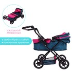 Коляска для кукол универсальная, с корзиной, металл - Фото 2