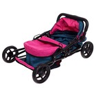 Коляска для кукол универсальная, с корзиной, металл - Фото 9