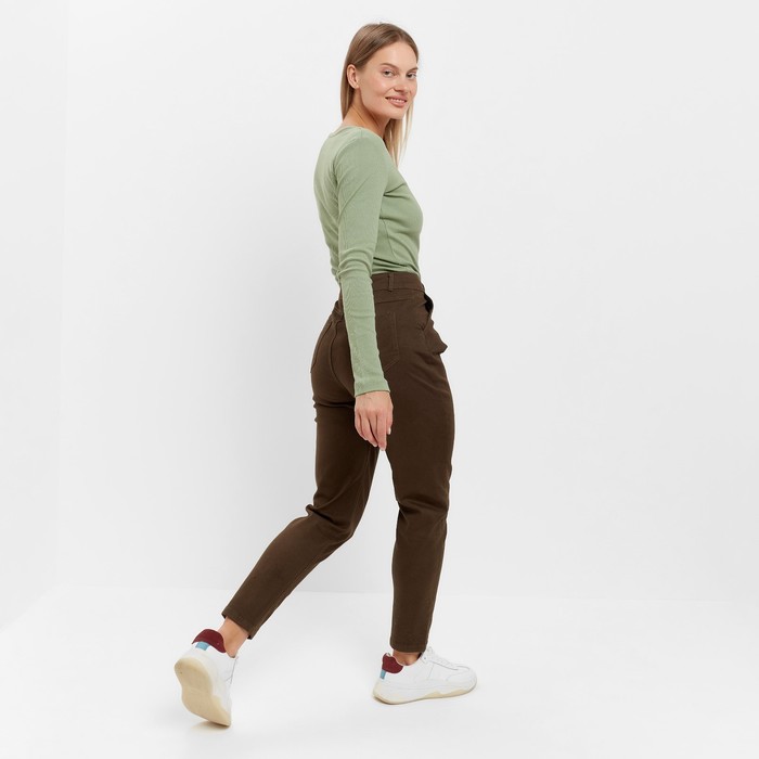 Джинсы женские, цвет хаки, размер 44 60202