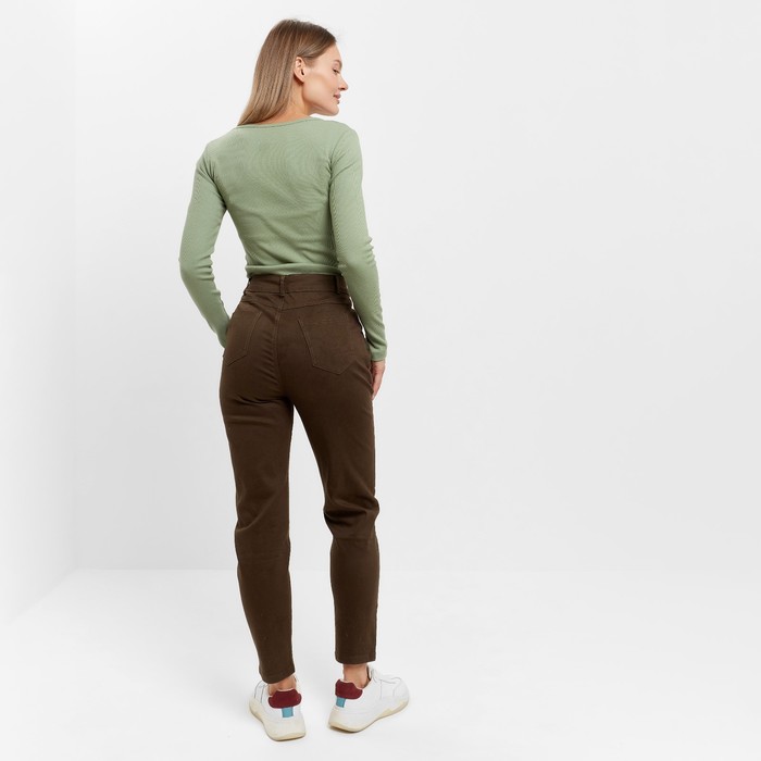 Джинсы женские, цвет хаки, размер 44 60202