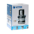 Кухонная машина Vitek VT-1435, 1000 Вт, 4 л, 12 скоростей, 3 насадки, серебристо-чёрная - фото 51338188 Кухонная машина Vitek VT-1435, 1000 Вт, 4 л, 12 скоростей, 3 насадки, серебристо-чёрная - фото 51338188
