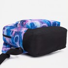 Рюкзак школьный из текстиля на молнии, 1 карман, «ЗФТС», цвет фиолетовый - фото 6802728
