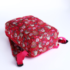Рюкзак детский на молнии, 2 наружных кармана, цвет розовый - фото 6802767