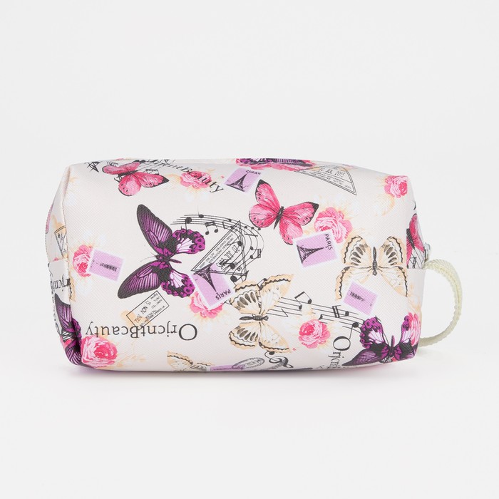 Косметичка на молнии, цвет белый 33074