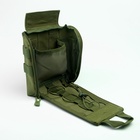 Аптечка тактическая-подсумок, 16×18 см, зелёная - Фото 5