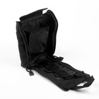 Аптечка тактическая-подсумок, 15×18 см, чёрная - Фото 5