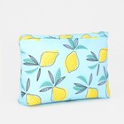 Набор косметичек 2 в 1 на молниях, цвет жёлтый/голубой - фото 54862833