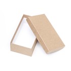 Набор коробок крафт однотонный 15в1 44×34×15.5 - 11×6×4 см - Фото 6